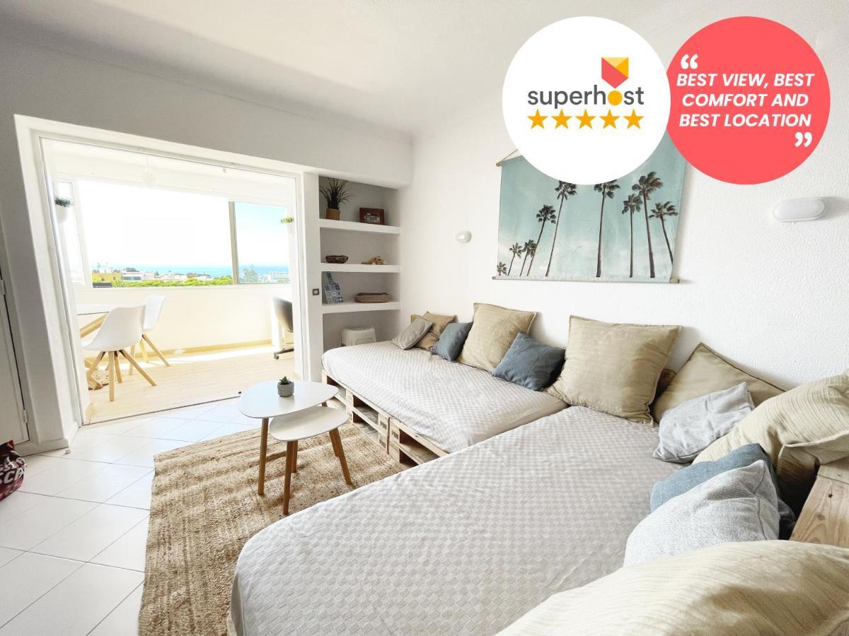 Panoramic Seaview - 2 Bedroom, Main Ave, 15 Min Walk Beach, Workspace Αλμπουφέιρα Εξωτερικό φωτογραφία