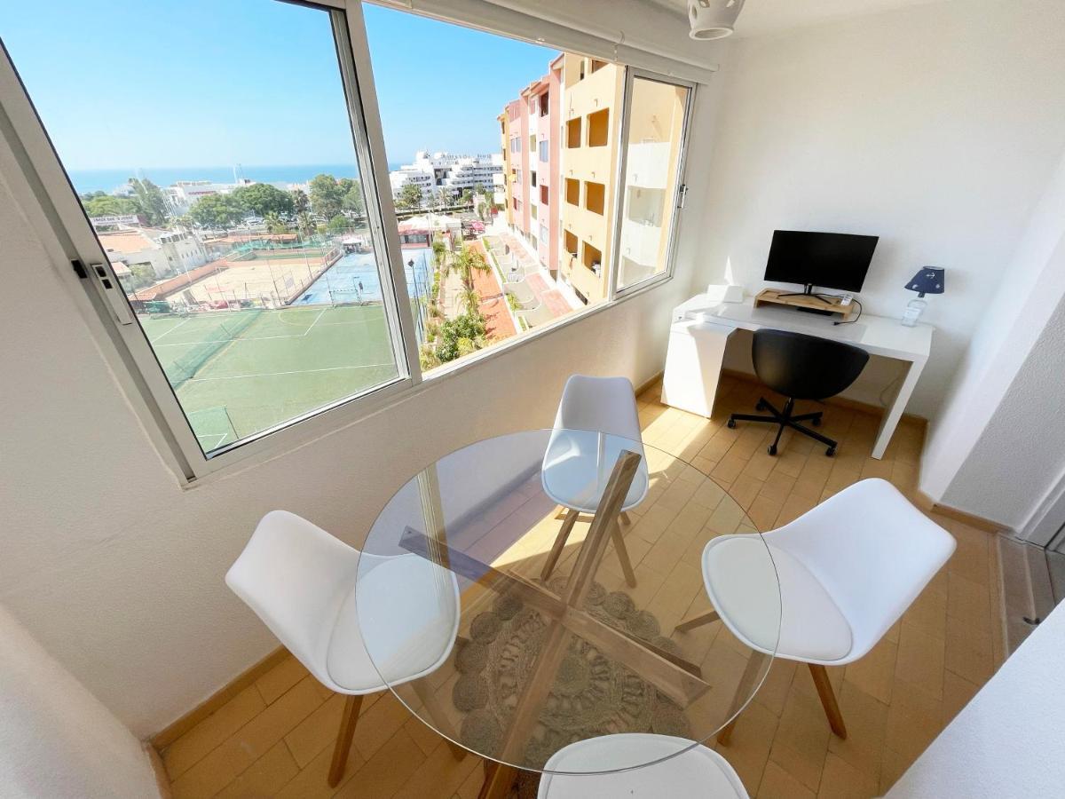 Panoramic Seaview - 2 Bedroom, Main Ave, 15 Min Walk Beach, Workspace Αλμπουφέιρα Εξωτερικό φωτογραφία